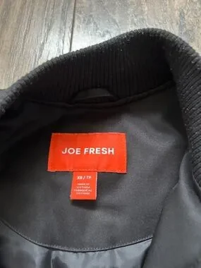 Joe Fresh | Jackets & Coats | Joe Fresh Black Bomber Jacket | Poshmark